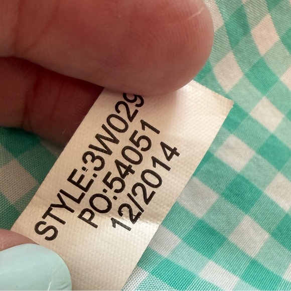 Vineyard Vines Whale Shirt Cotton Green Gingham Button Front Boys Size Small - Picture 5 of 10